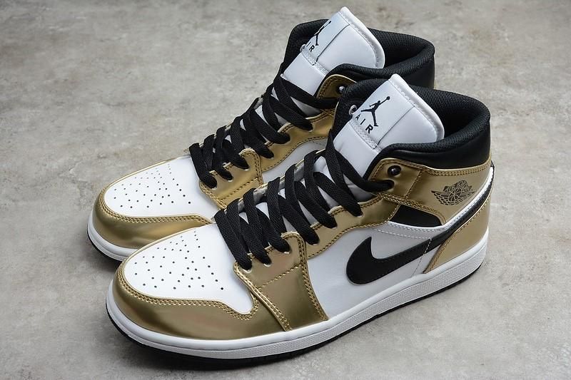 Air Jordan 1 AJ1 Mid - Metallic Gold