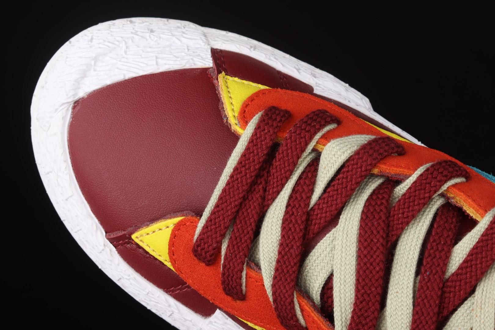 sacai x KAWS Blazer Low - Team Red
