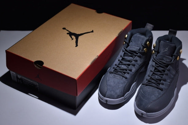 Air Jordan 12 AJ12 Retro Basketball Shoes - Dark Grey
