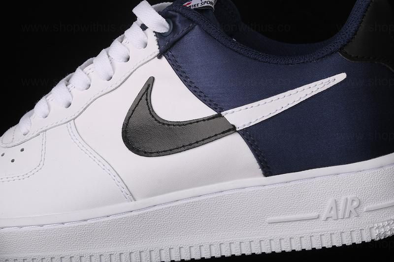 NikeAir Force 1 AF1 Low NBA City Edition - White Navy