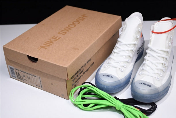 The 10: Off-White x Converse Chuck Taylor - Clear/White/White