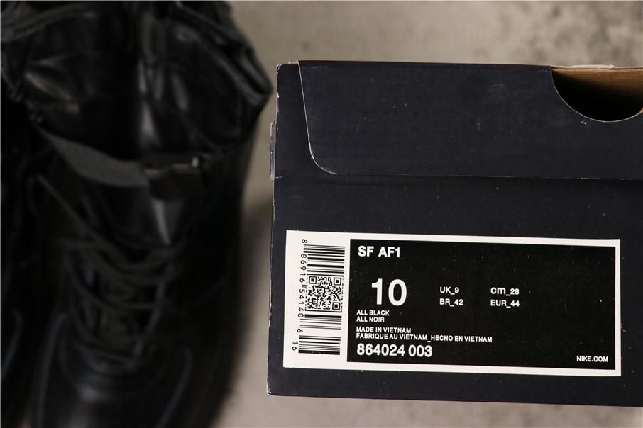 NikeMen's SF Air Force 1 AF1 - Triple Black
