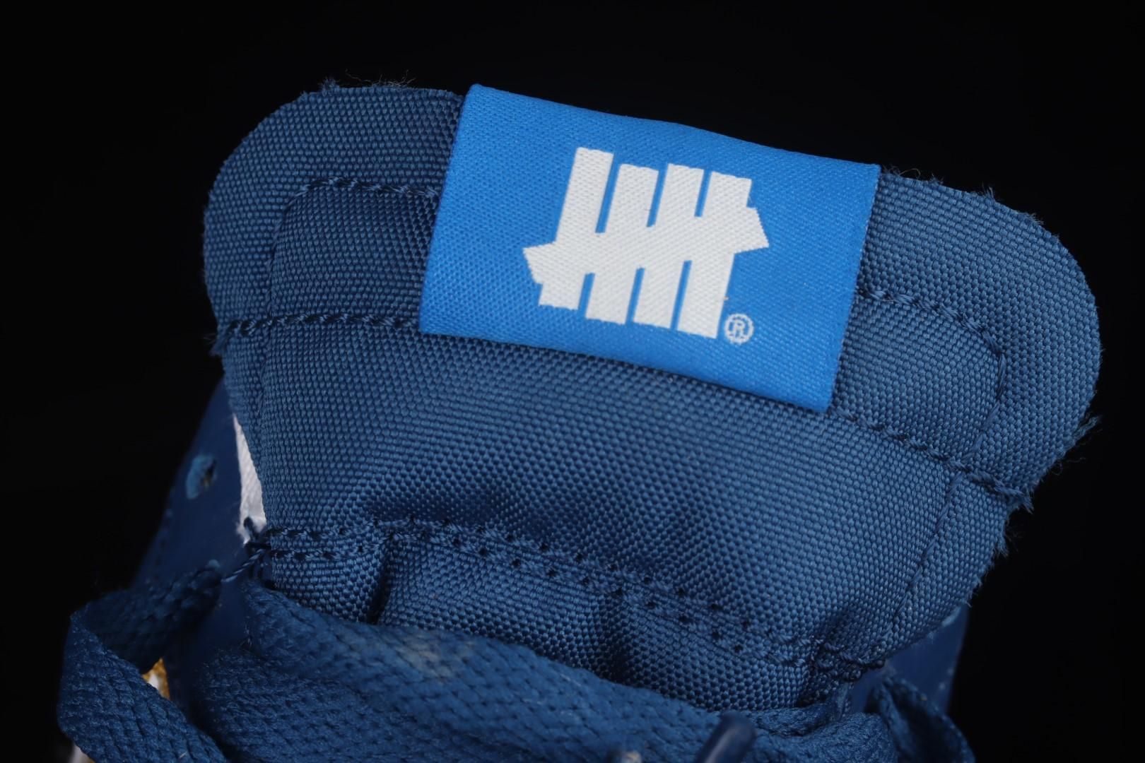 UNDEFEATED x NikeUnisex Air Force 1 AF1 - Blue Yellow Croc