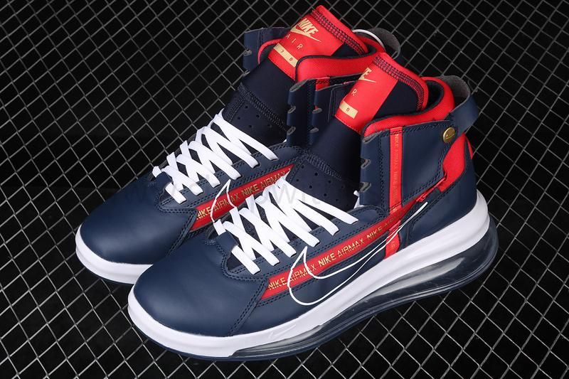 NikeUnisex Air Max 720 Saturn - Navy Blue/Red