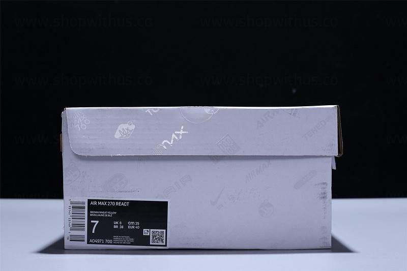 NikeAir Max 270 React - Reggae