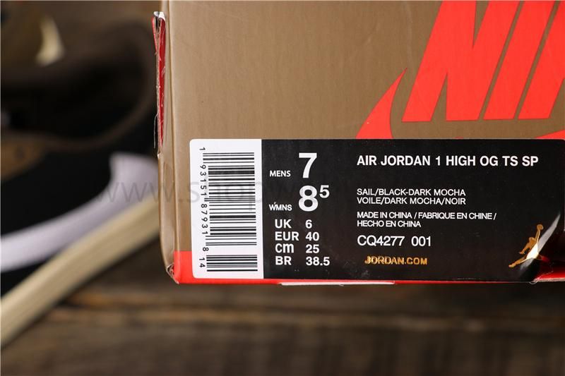 (Leather)Travis Scott x NikeAir Jordan 1 Low - Cactus Jack