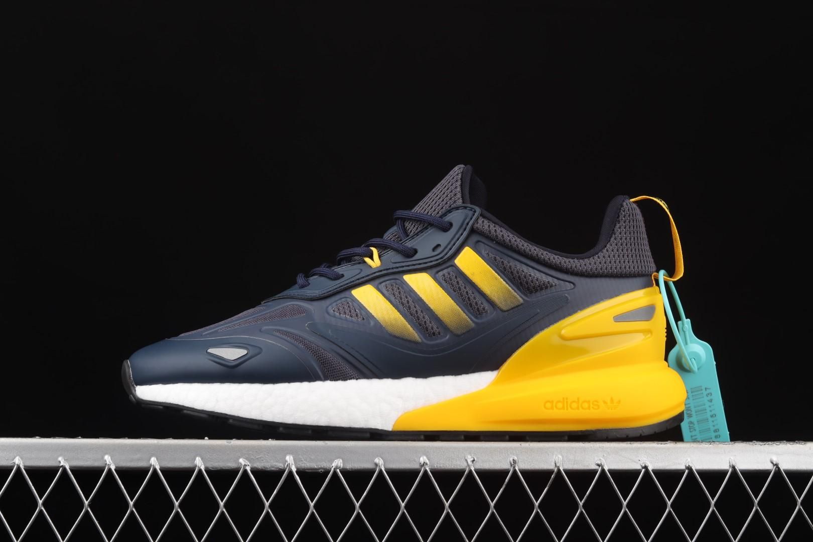 adidasMens ZX 2K Boost 2.0 - Crew Blue