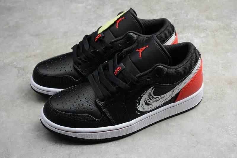 Air Jordan 1 AJ1 Low SE - Brushstroke Swoosh