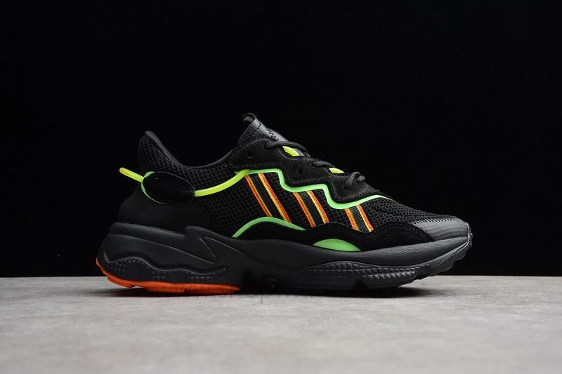 adidasOzweego Adiprene - Black/Orange/Green