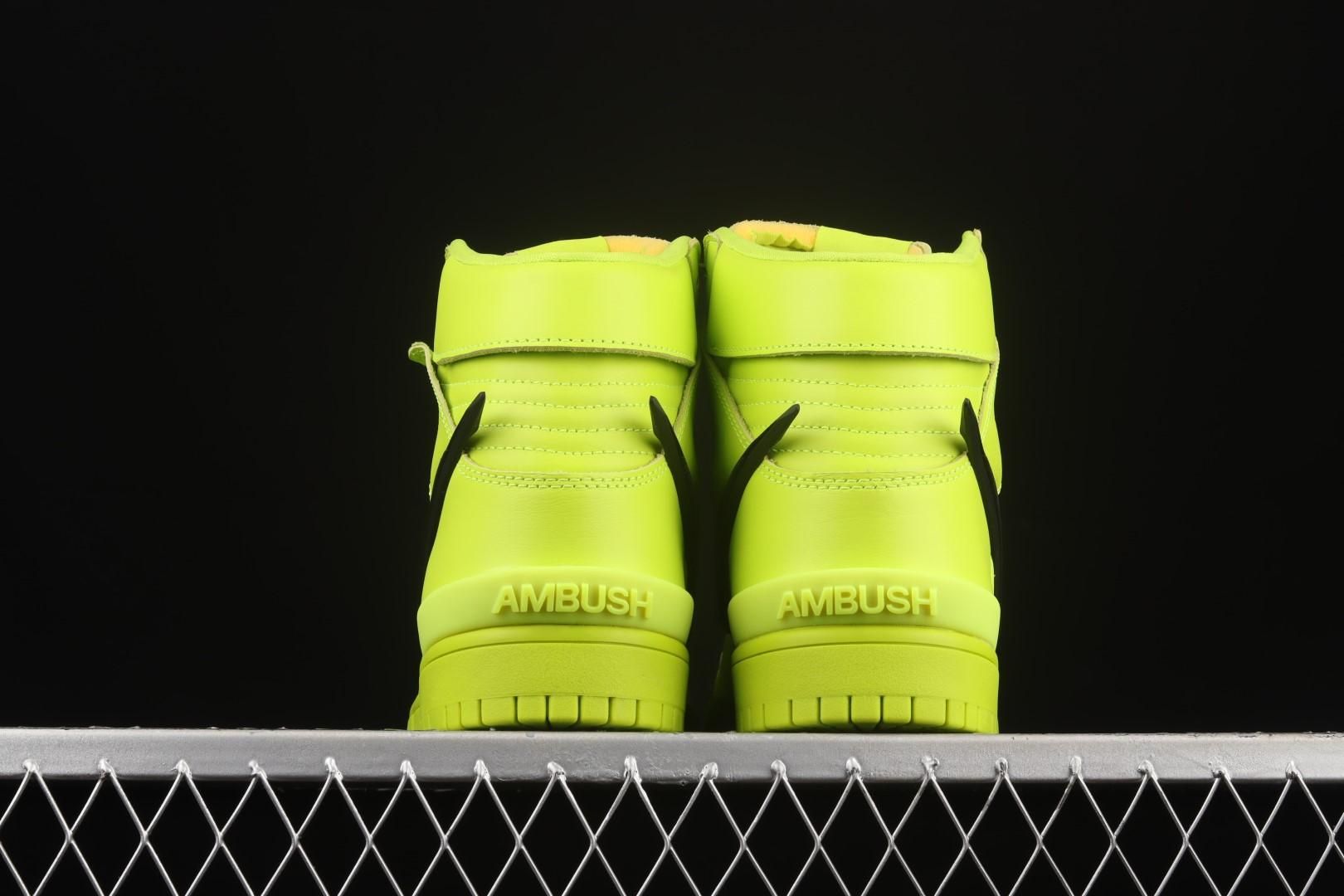 AMBUSH x NikeDunk High - Flash Lime