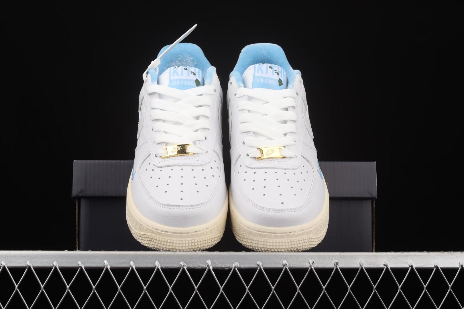 KITH x NikeMen's Air Force 1 Low - Blue Lagoon
