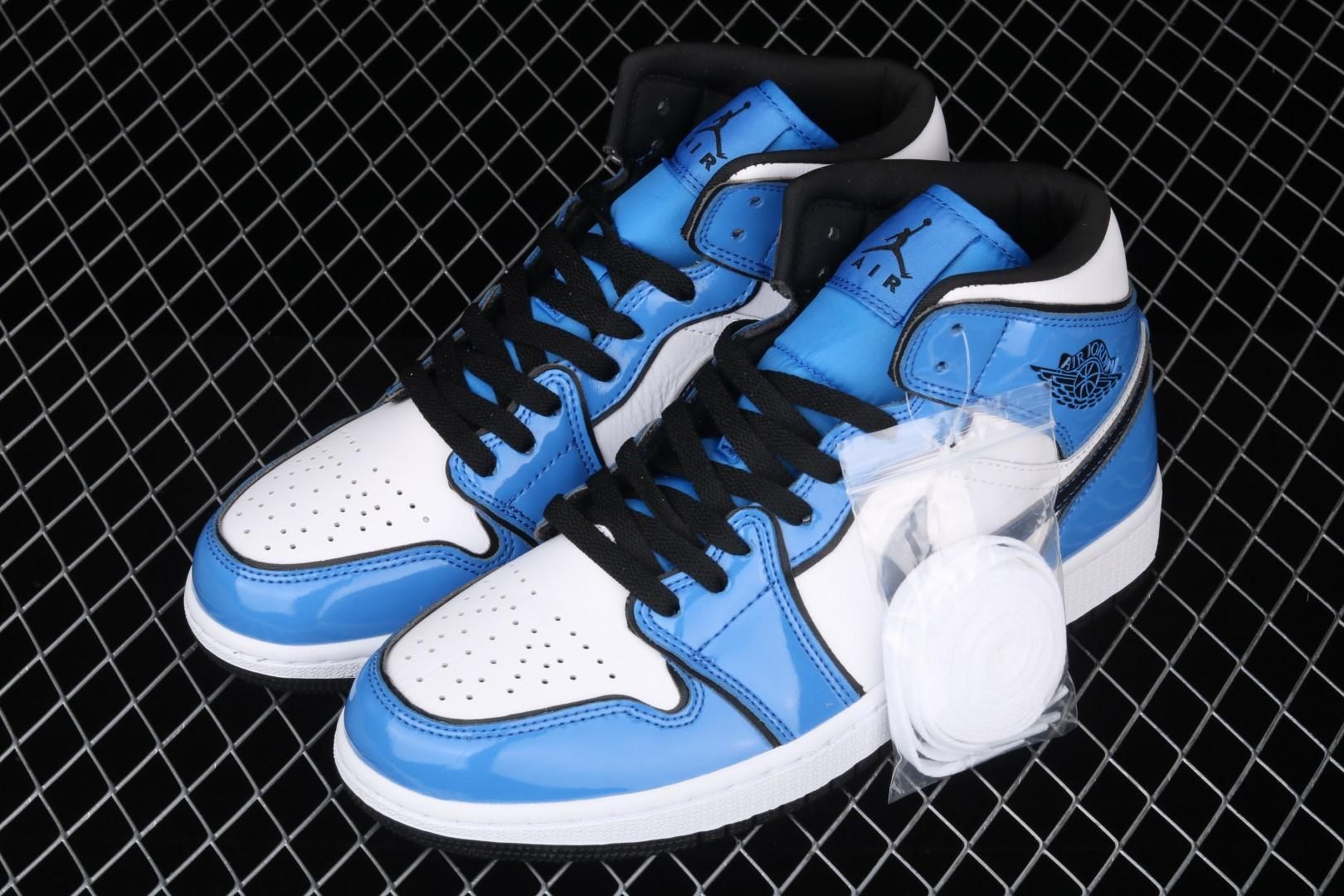 Air Jordan 1 AJ1 Mid - Signal Blue