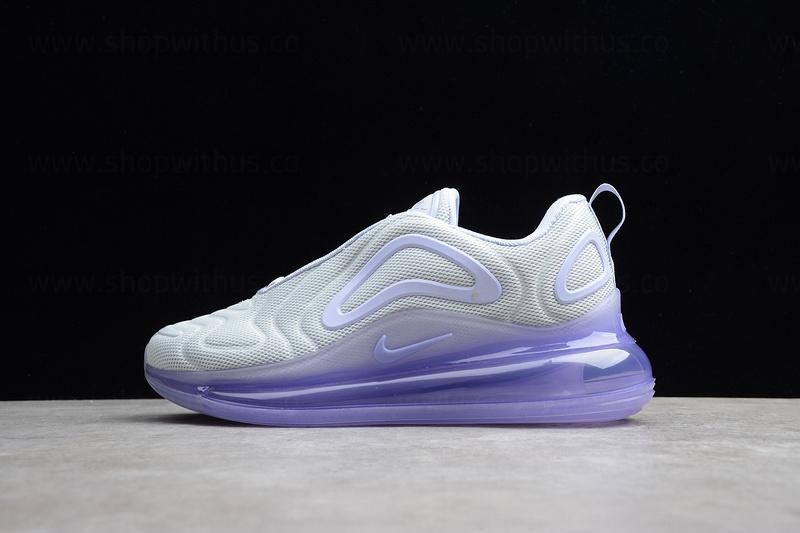 NikeUnisex Air Max 720 - Pure Platinum/Oxygen Purple
