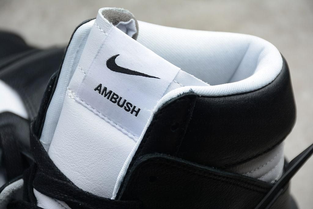 Ambush x NikeUnisex Dunk High- Black/White