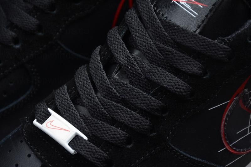 NikeAir Force 1 AF1 Low - Script Black