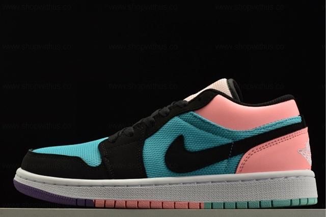 WMNS Air Jordan 1 Low - Pink/Black/Blue
