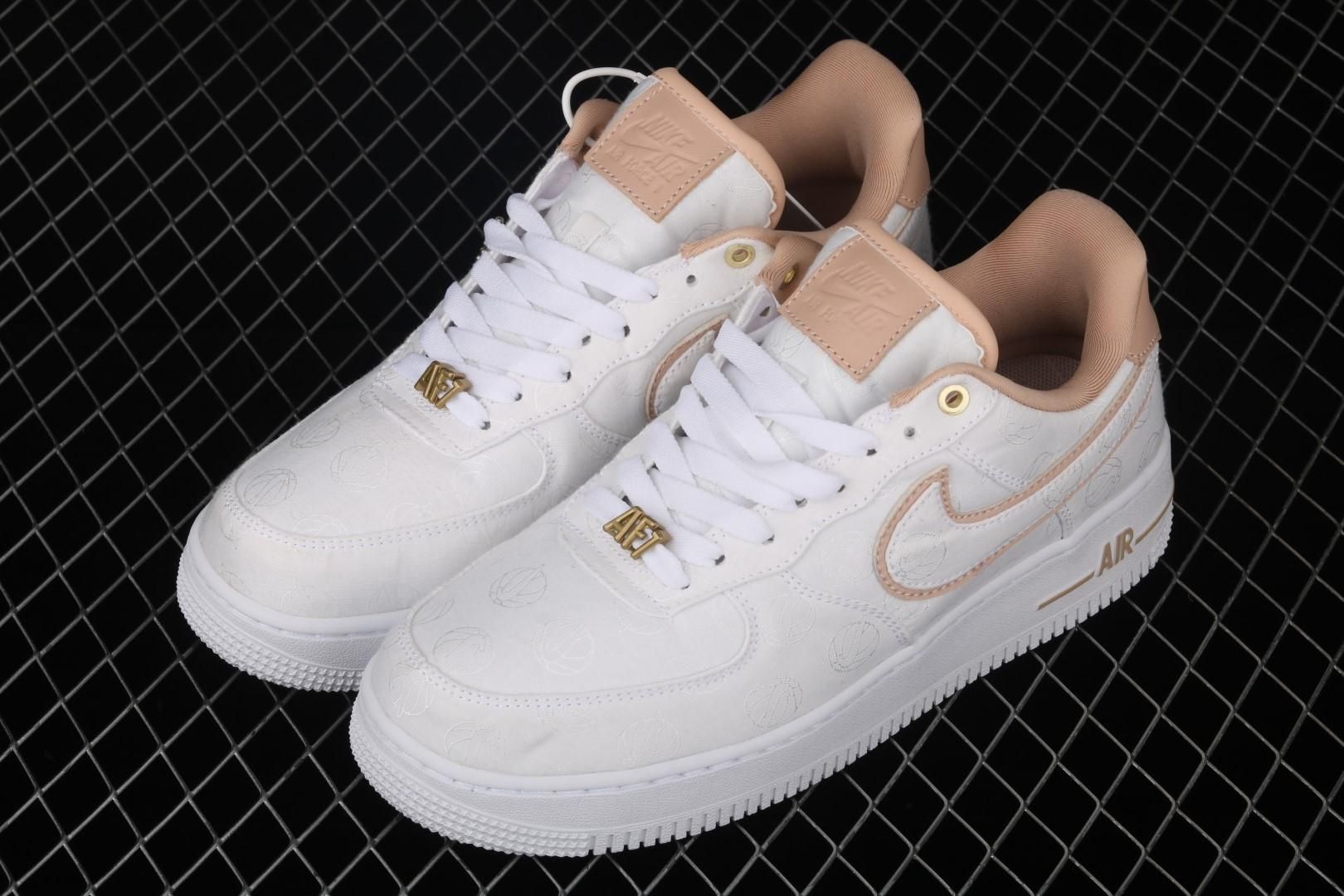 NikeWMNS Air Force 1 AF1 - White/Bio Beige