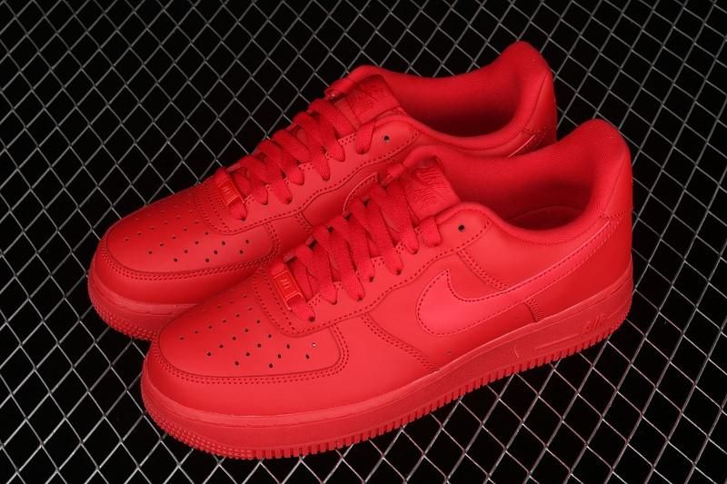 NikeAir Force 1 AF1 Low - Triple Red