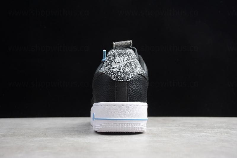 NikeAir Force 1 AF1 07 LUX - Black/Light Blue