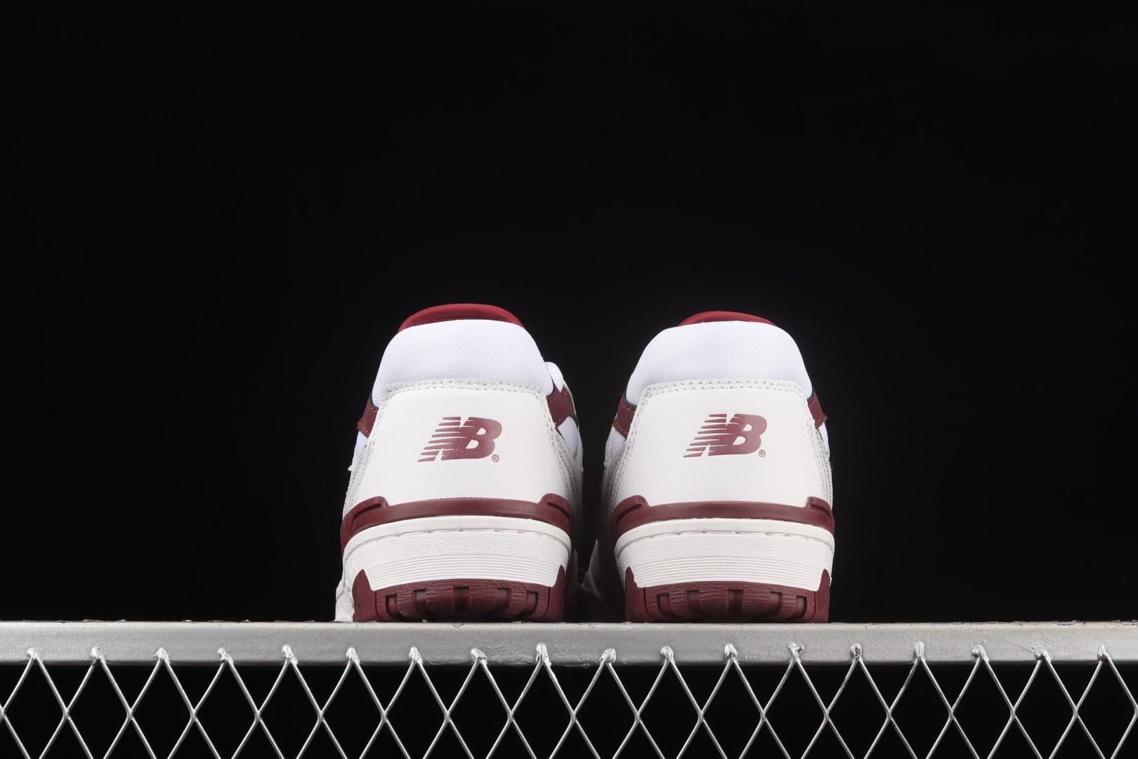 New Balance 550 - Sea Salt Burgundy