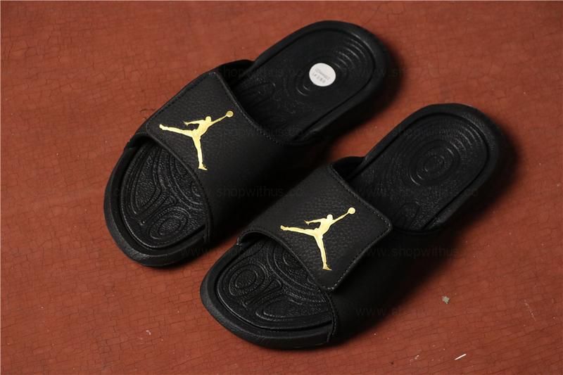 Air Jordan Hydro 6 Slide - Black/Gold