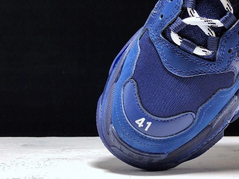 BalenciagaUnisex Triple S Clear Sole - Navy