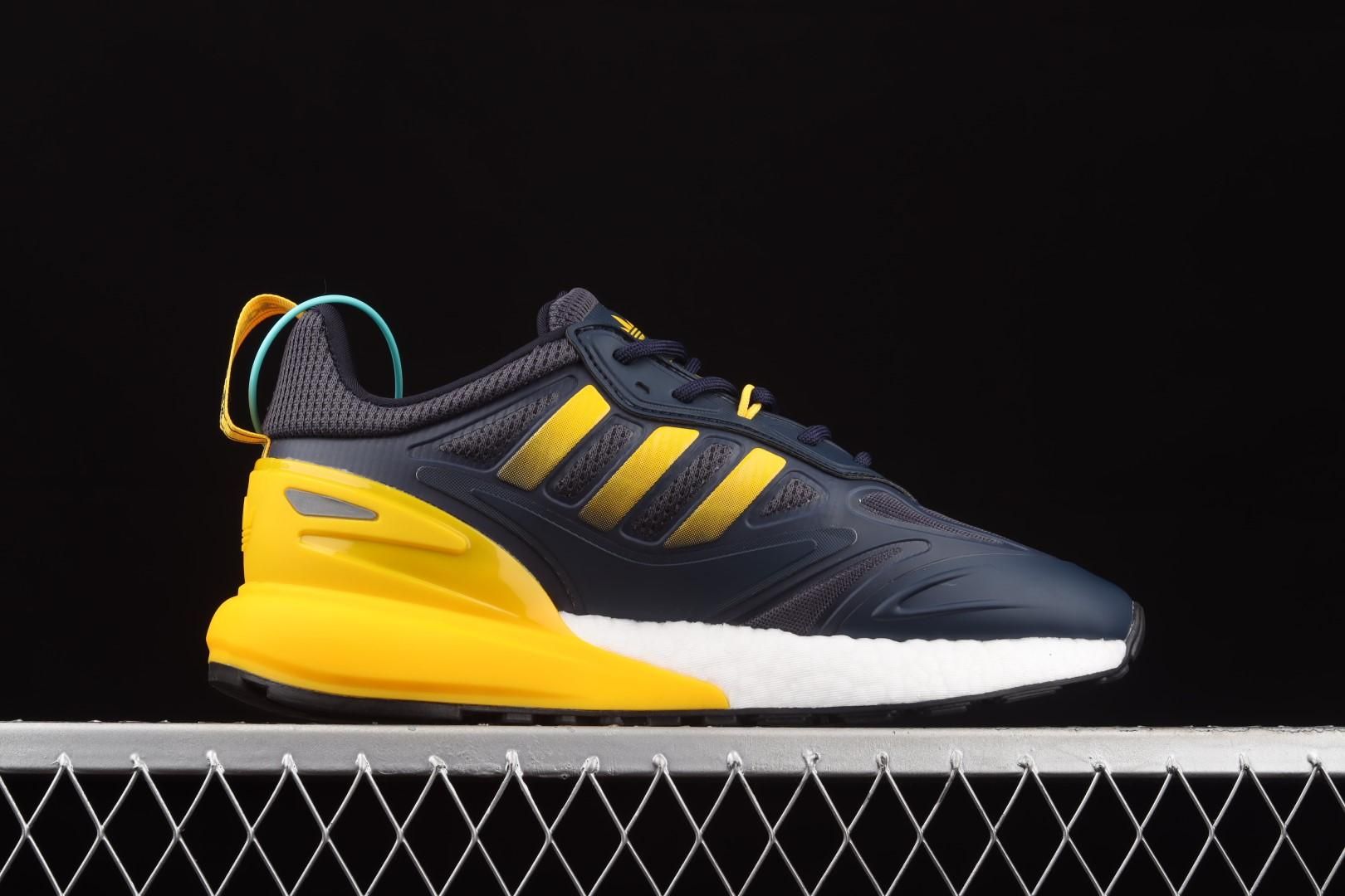adidasMens ZX 2K Boost 2.0 - Crew Blue