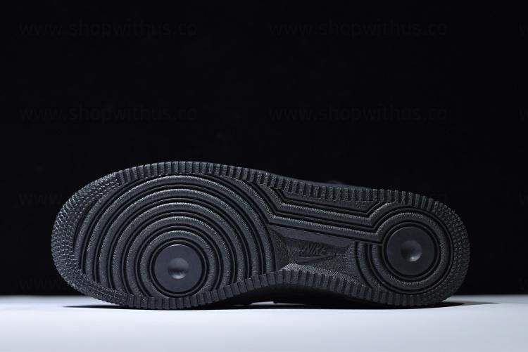 NikeUnisex Air Force 1 AF1 Mid - Triple Black