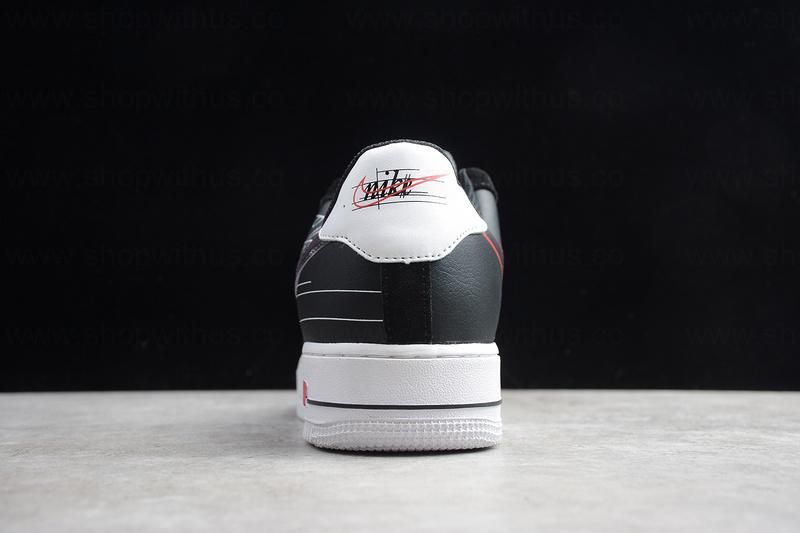 NikeAir Force 1 AF1 Low - Script Black