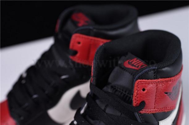 Air Jordan 1 AJ1 Retro High - Bred Toe