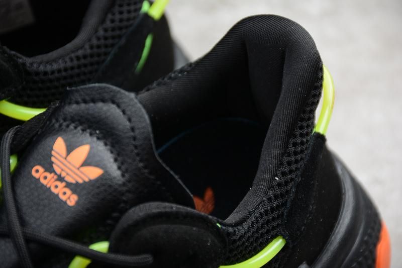 adidasOzweego Adiprene - Black/Orange/Green