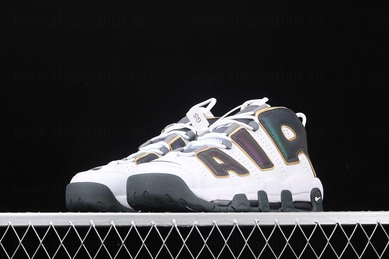 NikeAir More Uptempo - White/Anthracite Snakeskin