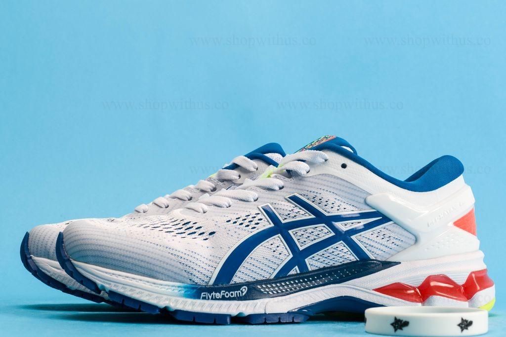 Asics Gel Kayano 26 - White/Lake Drive