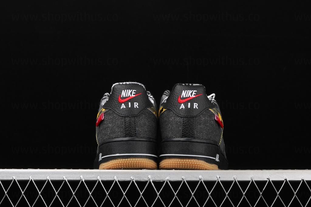 NikeAir Force 1 AF1 Low - Camo Denim