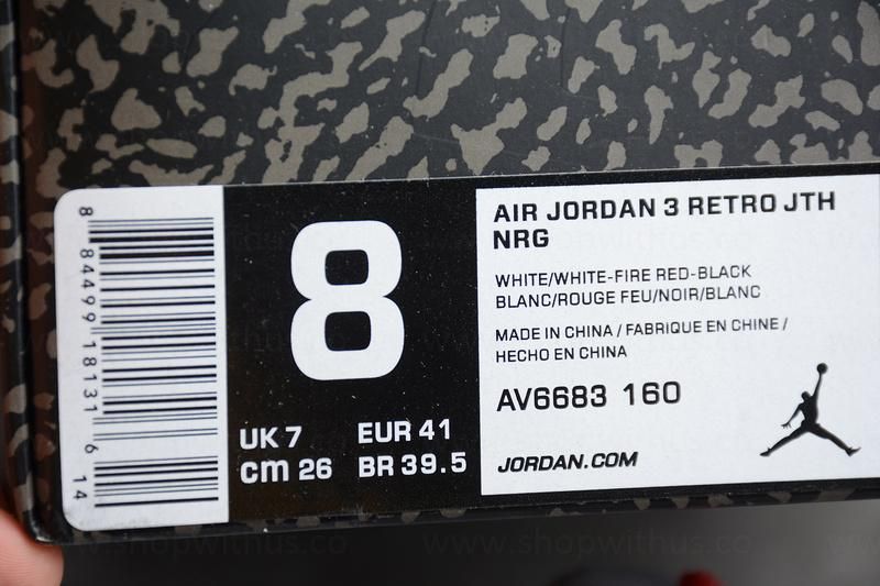 Air Jordan 3 AJ3 Retro JTH - Super Bowl
