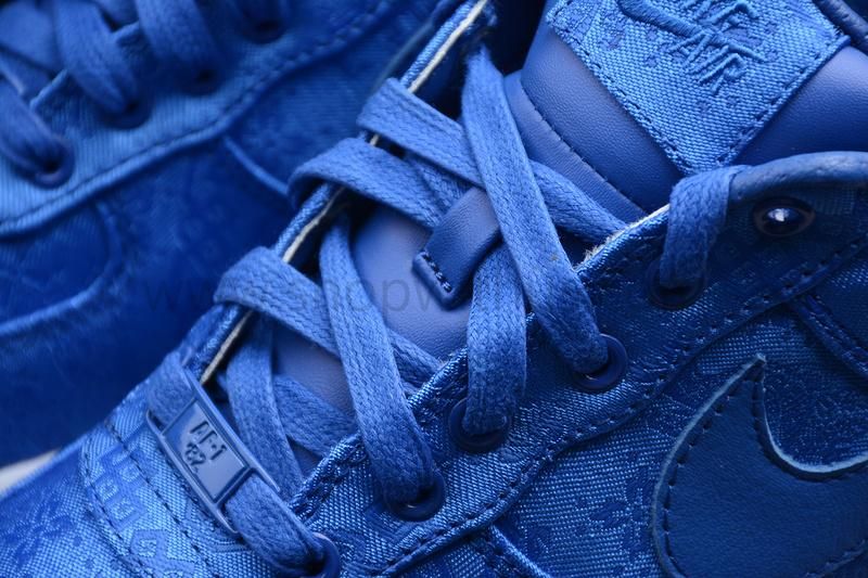 CLOT x NikeAir Force 1 - Blue Silk