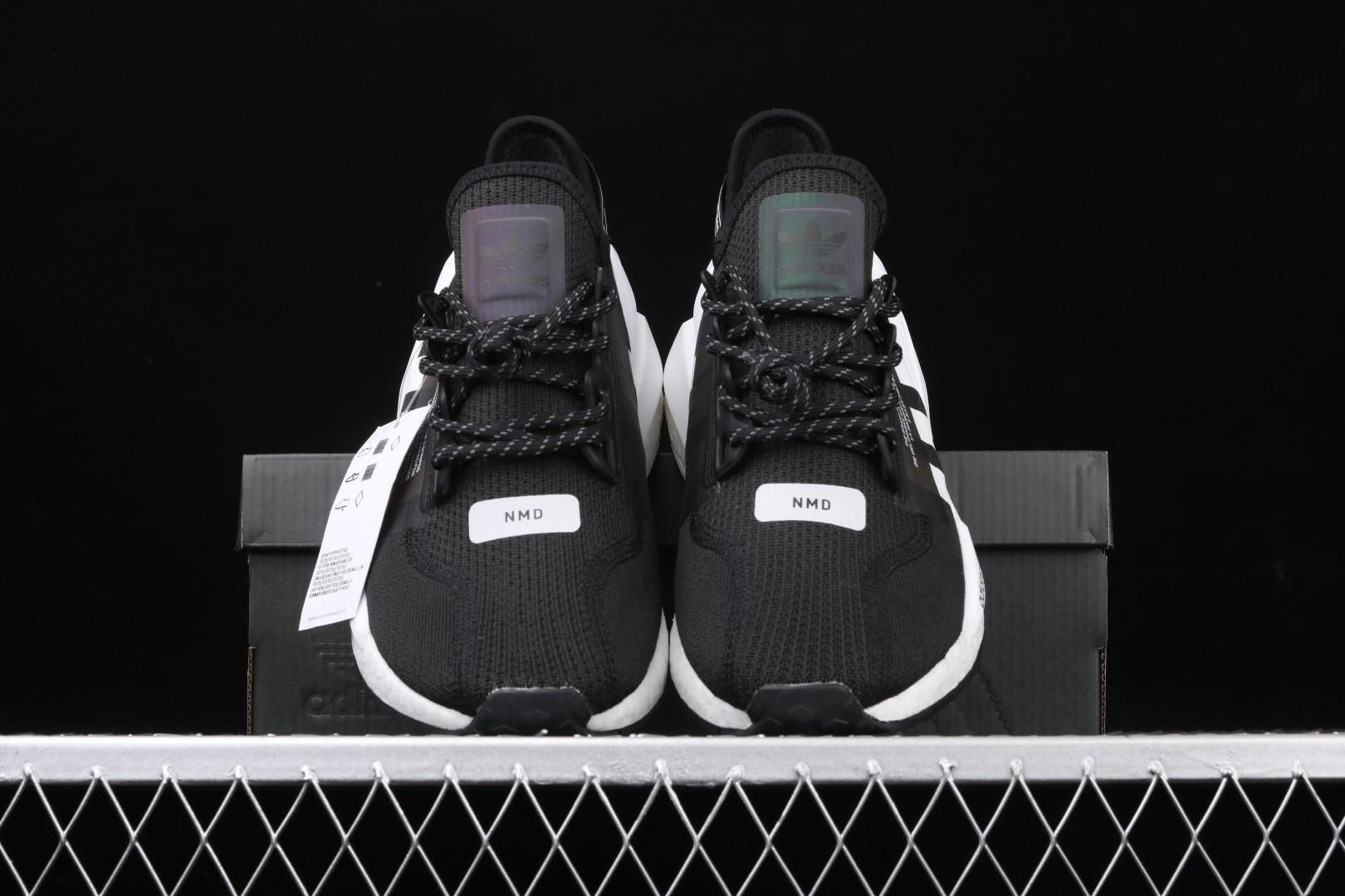 adidasMens NMD R1 V2 - Black White