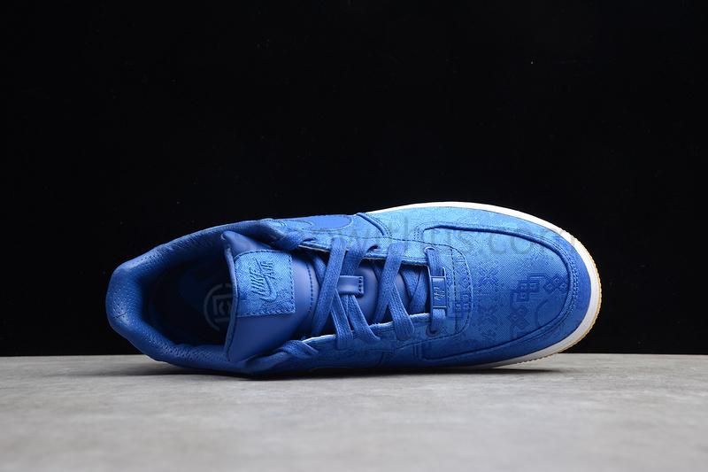 CLOT x NikeAir Force 1 - Blue Silk