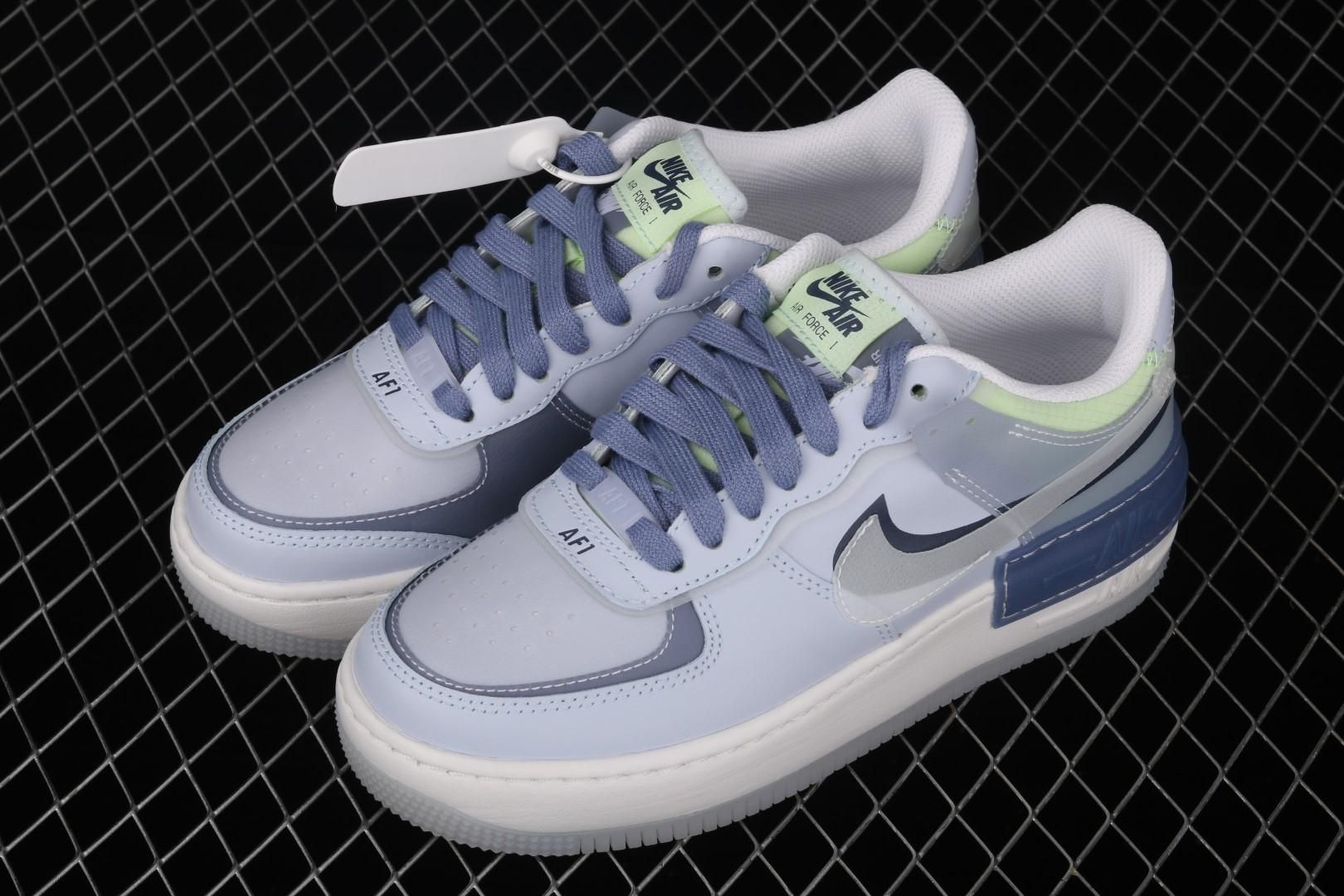 NikeUnisex Air Force 1 AF1 Low Shadow - Ghost World Indigo