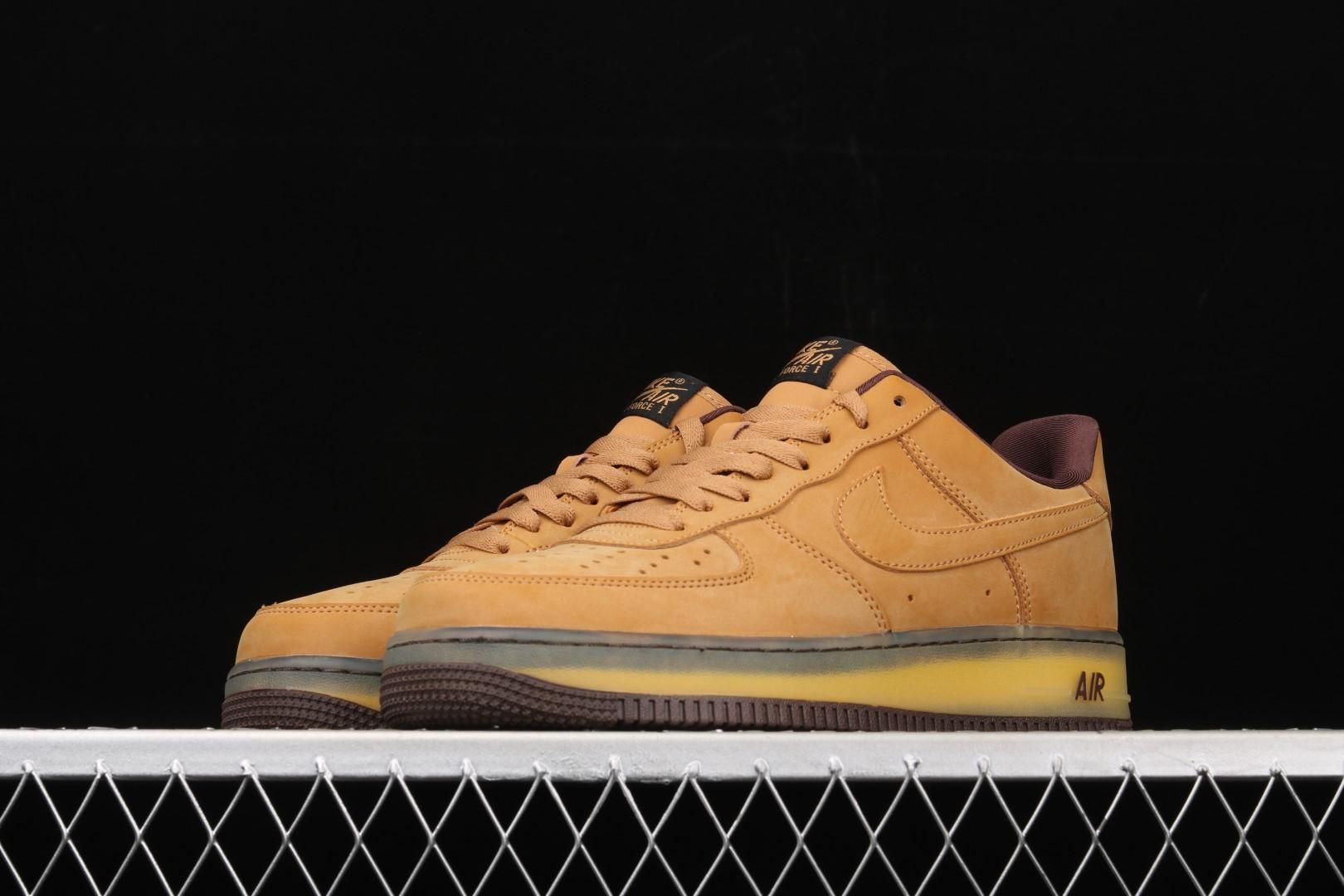 NikeUnisex Air Force 1 Low - Wheat/Dark Mocha
