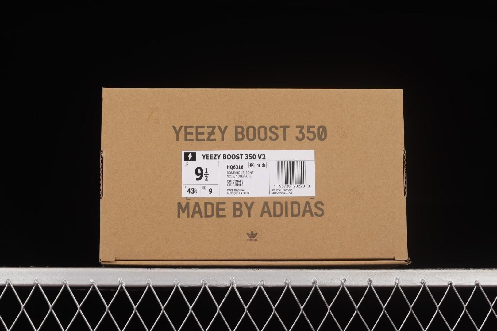 adidasMens Yeezy Boost 350 V2 - Bone