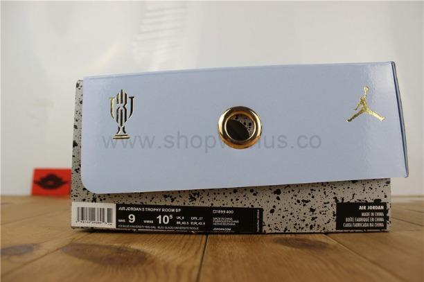 Air Jordan 5 Retro x Trophy Room- Ice Blue