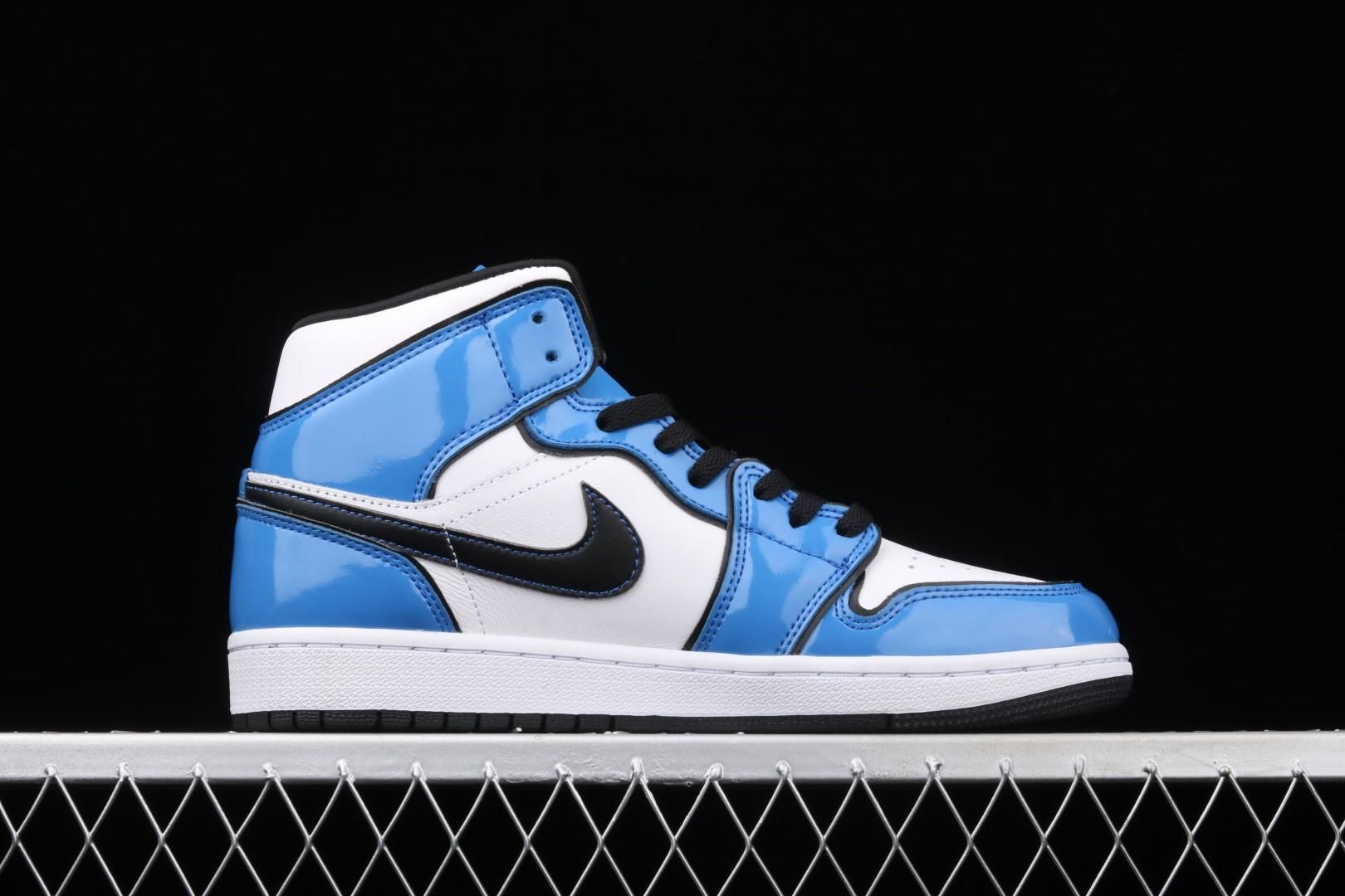 Air Jordan 1 AJ1 Mid - Signal Blue
