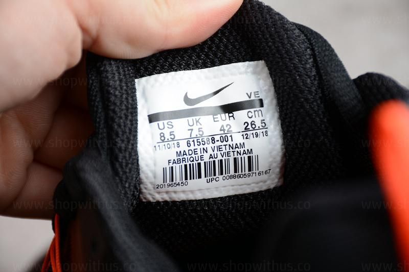 NikeUnisex Air Zoom Structure 15 - Black/Orange