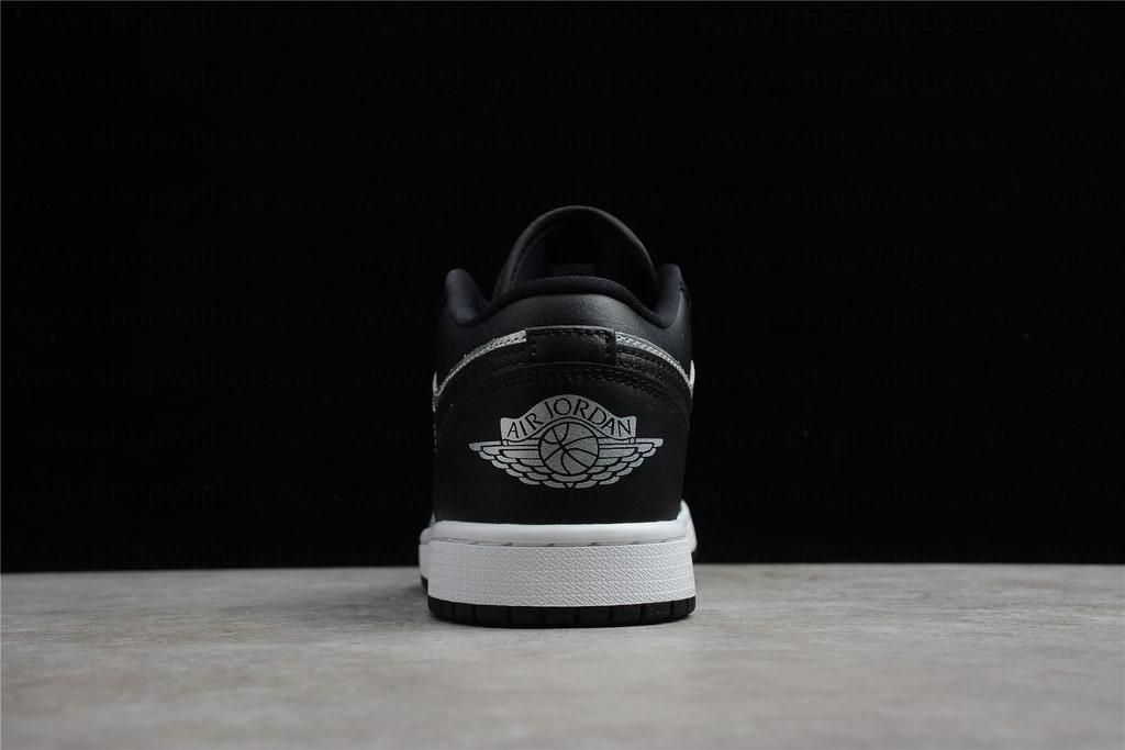 Air Jordan 1 AJ1 Retro Low - Silver Toe