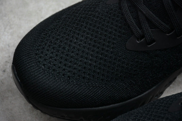 NikeUnisex Epic React Flyknit Running Shoes - Black/Racer Blue