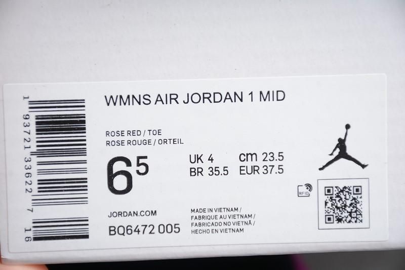 NikeUnisex AirJordan 1 AJ1 Mid - Magenta