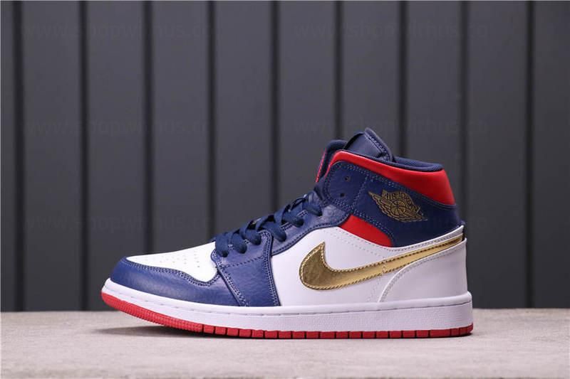 Air Jordan 1 AJ1 Mid - USA Olympic
