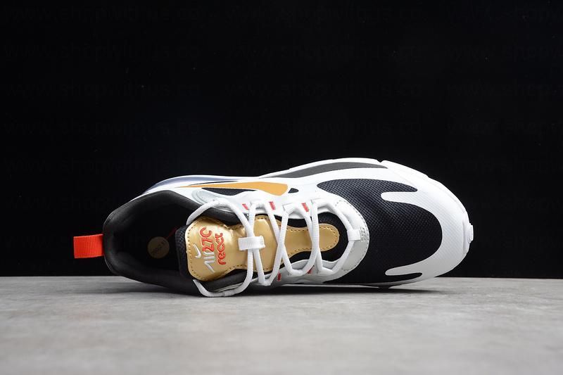 NikeUnisex Air Max 270 React - Vast Grey Metallic Gold