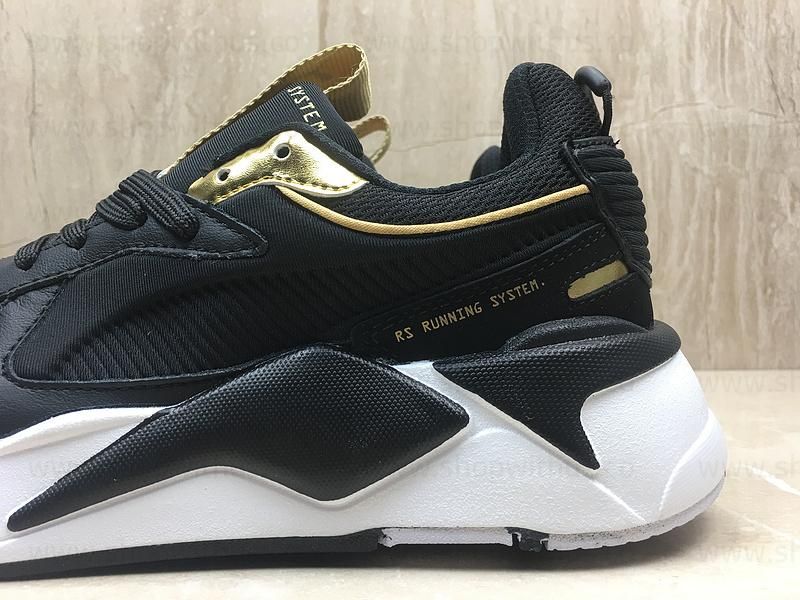 PumaMen's RS-X Trophy Trainers - Black/Gold